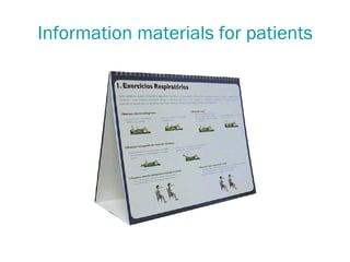 Information materials for patients
 