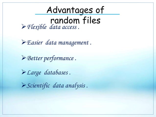 text and binary sequential and random files with modes | PPTX ...