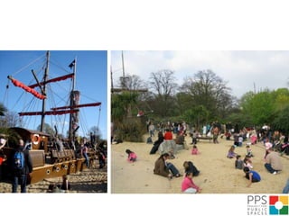 “Dead Man’s Cove”Buffalo RiverWater UsesFishing PierPirate Themed  Row Boat Rental Replanting of the CreekAmenities“Dead Man’s Cove” Pirate-themed Playground  BBQ GrillsBike RacksSignageToiletsCoffee CartSmall Dog Park