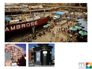 Naval Park & Commercial SlipInner HarborVeterans’sWalk Gateway Landmark and SignageFloating Docs Uplighting of BoatsNaval Museum & HangarBistro with Dockside Seating Boat BuildingCommunity RoomBoardwalk Military MusicColorful Flags and BannersLight and Sound ShowFood ConcessionsCommercial Slip Highlight HistoryRestroomsBoatbuildingAccess to Water and Historic BoatsHands on Education on Aquatic Life