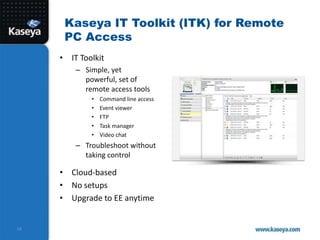 Changing workplace cultureTop 5 Remote IT Management Challenges4How to protect endpoints1How to eliminate data loss2How to patch3How to distribute new software 4How to discover & manage assets5