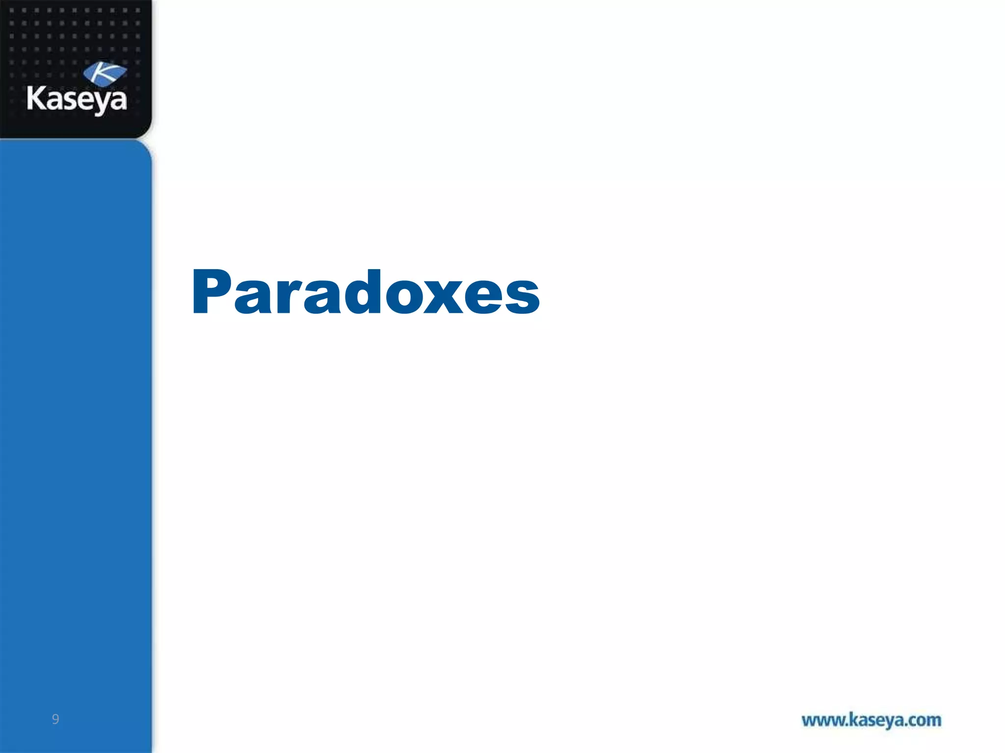 Paradoxes 