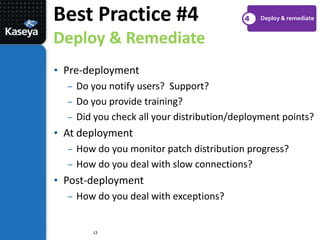 Which PCs/servers will need a patch?