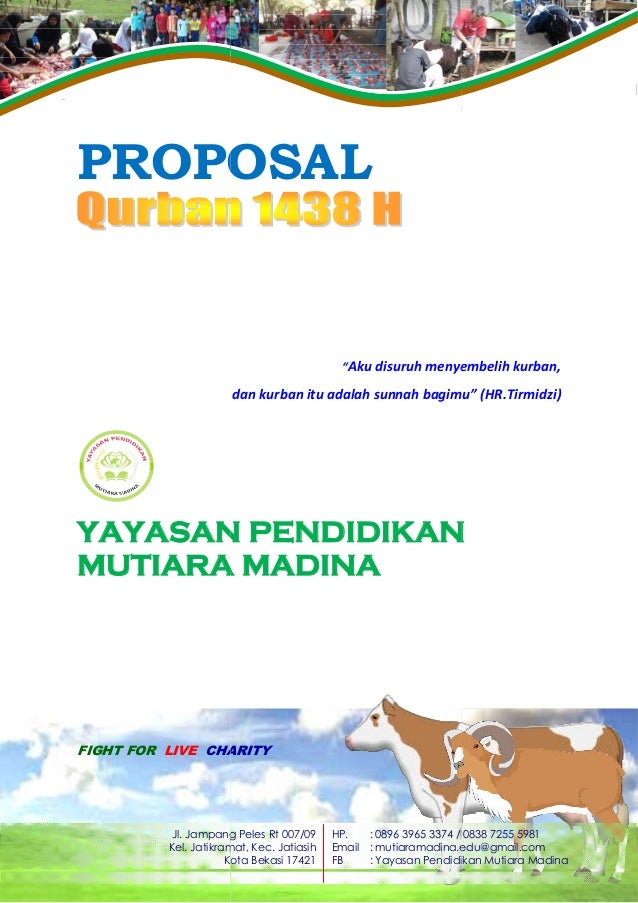 Proposal permohonan hewan qurban 2018