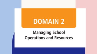 Effective Management of School Operations and Resources by School Heads ...