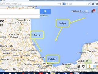 Sweetman, bitácoras británicas y
plano francés sugieren que:
• Al amanecer del 21 de abril no había “44 barcos”, sólo 3.
• El día 21
– no hubo un verdadero ataque a la Escuela Naval. Los
invasores se mantuvieron a 200-300 m de la Escuela.
– Virgilio Uribe murió probablemente por estar, dentro
de la Escuela Naval, cerca del impacto de un cañonazo
del Prairie.
– José Azueta fue herido probablemente sin que él
llegara a ver de cerca a los invasores ni a quien le
disparó.
24
 