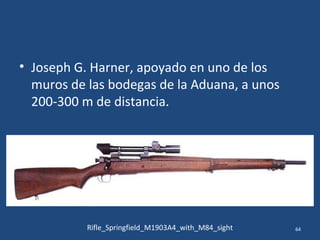 Escuela Naval
• No estaba entre los objetivos de Fletcher
• Ese día 21, los invasores se quedaron en los
alrededores de la Aduana – no avanzaron más hacia
el sur.
• El Muelle de la Terminal había estado recibiendo
disparos de cañón ligero, que parecían venir de la
zona de la Escuela
• Para neutralizar aquellos disparos, EEUU decidió
simular un ataque de los Picket Boats (al mando de
John McCloy) para luego dar muestra del poder de
los cañones del USS Prairie.
64
 