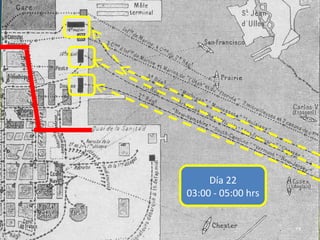 Noche del 21-22
• Luego van llegando los del Atlántico
• ~01:30 hrs USS Arkansas
• ~02:00 hrs USS New Hampshire
• USS South Carolina
• USS Vermont
• USS New Jersey
73
 