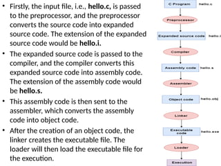 Preprocessor Assembly c language basics for engineering part 1.pptx