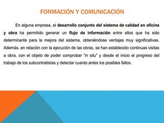 FORMACIÓN Y COMUNICACIÓN
 