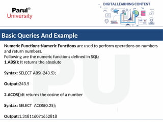 Sql Numeric Functions In Rdbms PPT-05010102DS01-4.pptx rdmbms rdmbmsrdmbms | PPTX