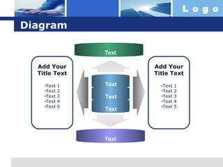 Diagram Text Text Text Add Your Title Text Text 1 Text 2 Text 3 Text 4 Text 5 Add Your Title Text Text 1 Text 2 Text 3 Text 4 Text 5 Text Text 