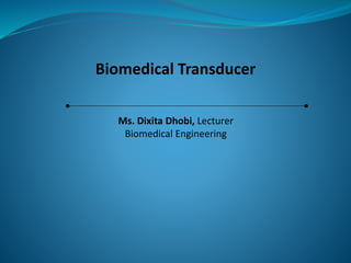 Biomedical Instrumentation | PPT
