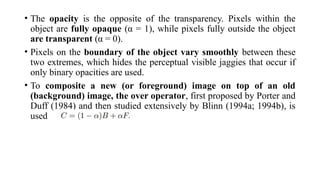 Opacitized Object Comprehensive Overview of Image Processing Techniques in Computer ...