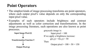 Comprehensive Overview of Image Processing Techniques in Computer ...