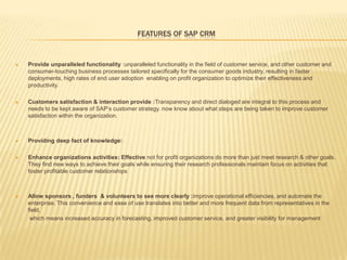 Justification & need of these CRMs in not for profit organizations: Gain real-time accessAutomate and streamline criticalExecute targeted campaigns JUSTIFICATION & NEED Quickly and accurately respondSocial service 