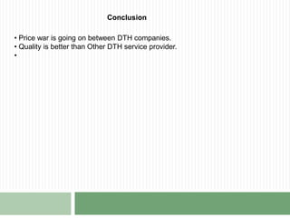 How do you rate the Videocon d2h on the basis of following attributes?1-Most important, 2-Important, 3-Necessary, 4- Least important
