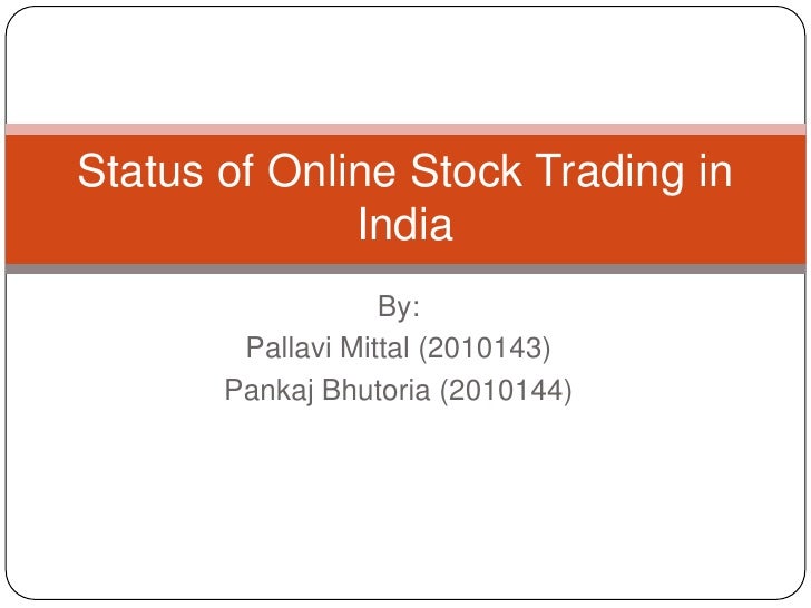 Options trading in india ppt