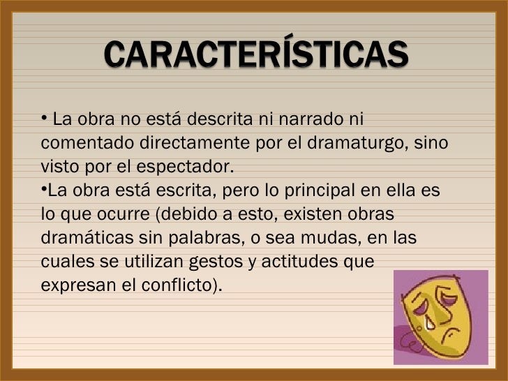 Genero Dramatico