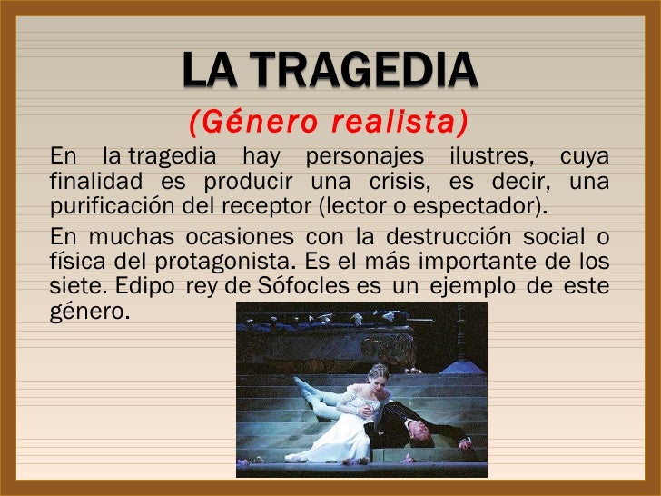 Genero Dramatico