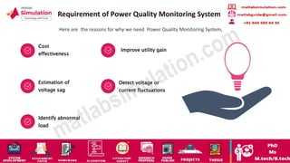 Power Quality Monitoring System Projects Research Topics | PPT