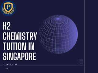 H2
CHEMISTRY
TUITION IN
SINGAPORE
SG C HE M ISTR Y
 
