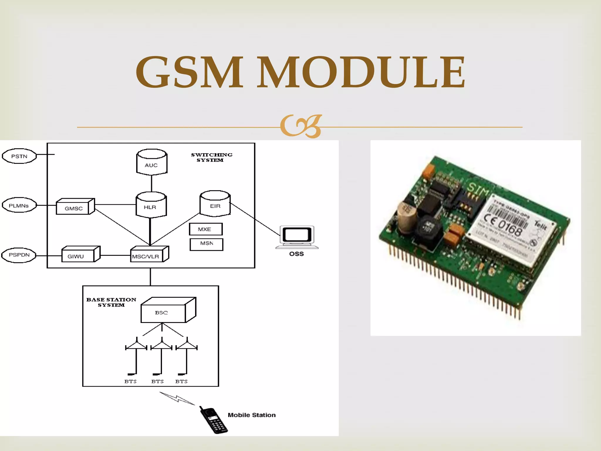 GSM MODULE
