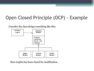 principles of object oriented class design | PPT