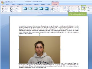 Click Crop button 