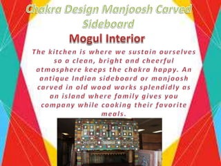 Chakra Design Manjoosh Carved Sideboard