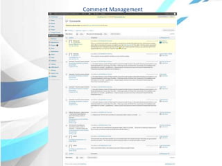 Comment Management
 