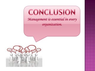 Introduction to management