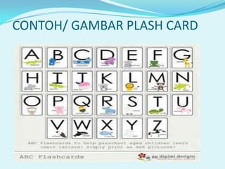 CONTOH/ GAMBAR PLASH CARD

 