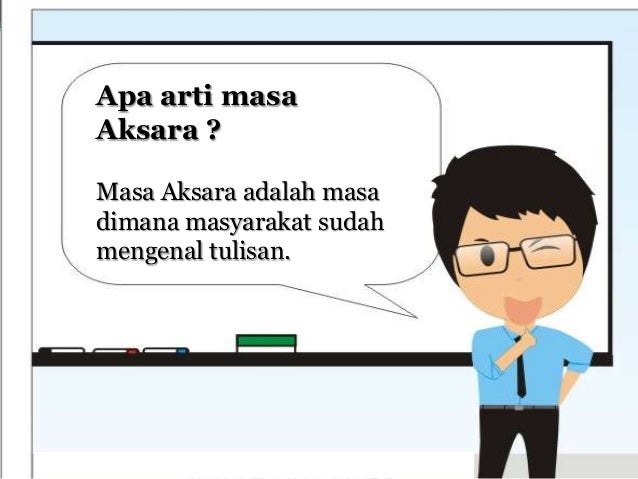 Sejarah Masa Pra aksara dan Masa Aksara