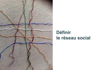 Définir
le réseau social

 
