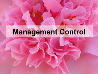 Management Control

 