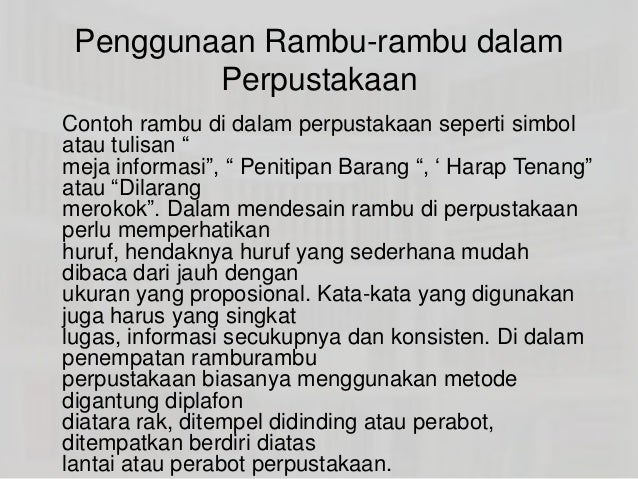 Standarisasi peralatan dan perlengkapan perpustakaan sekolah