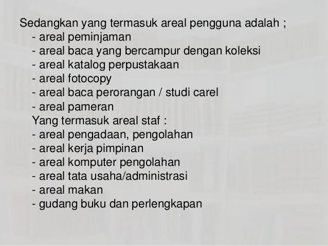 Standarisasi peralatan dan perlengkapan perpustakaan sekolah