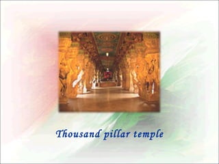 Thousand pillar temple

 
