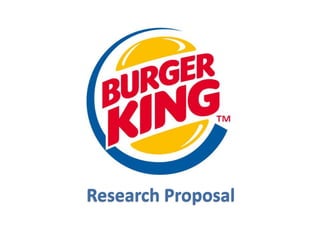 Research Proposal
 