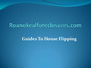 Guides To House Flipping
 