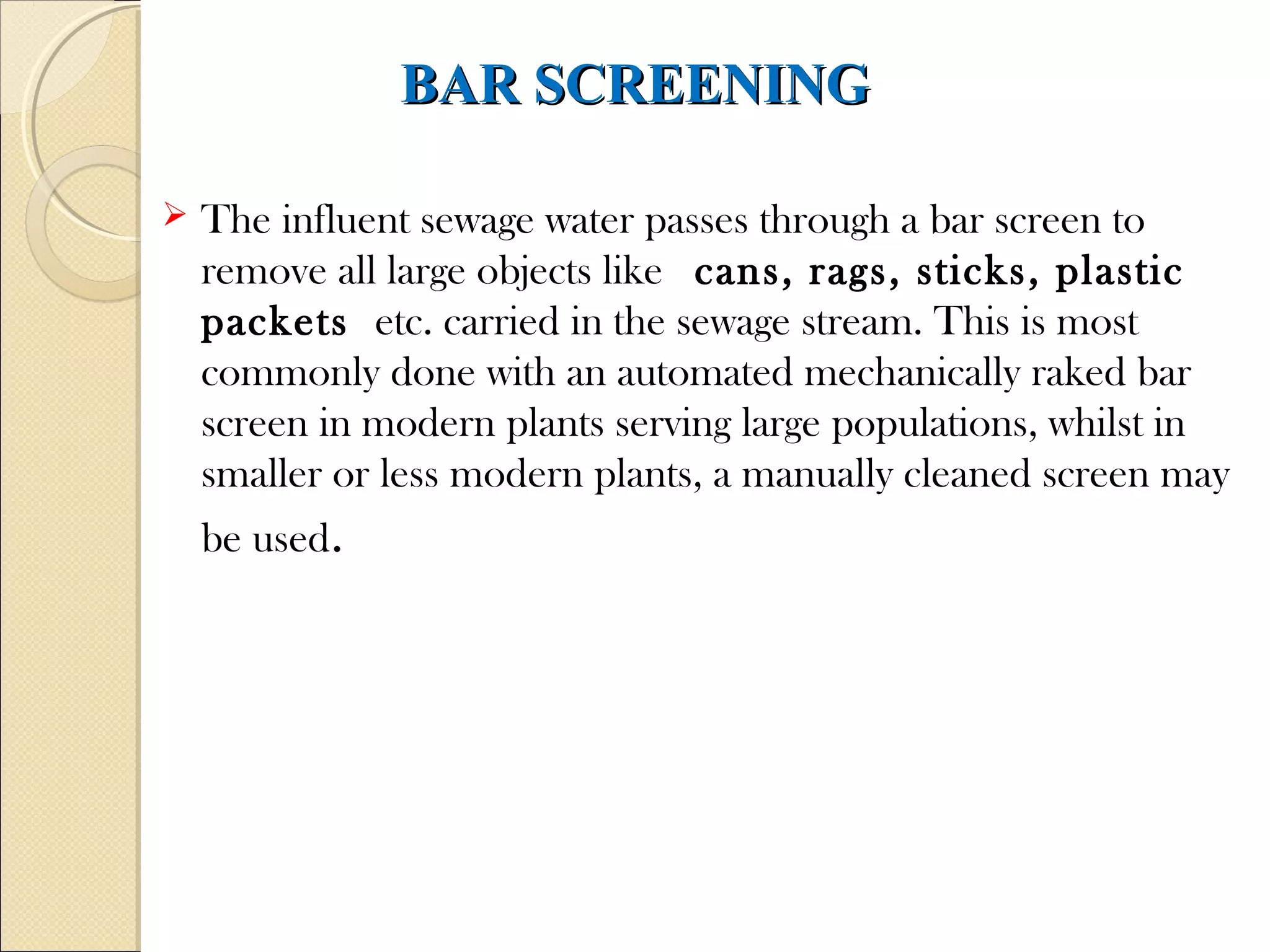 sewage treatment plant | PPT