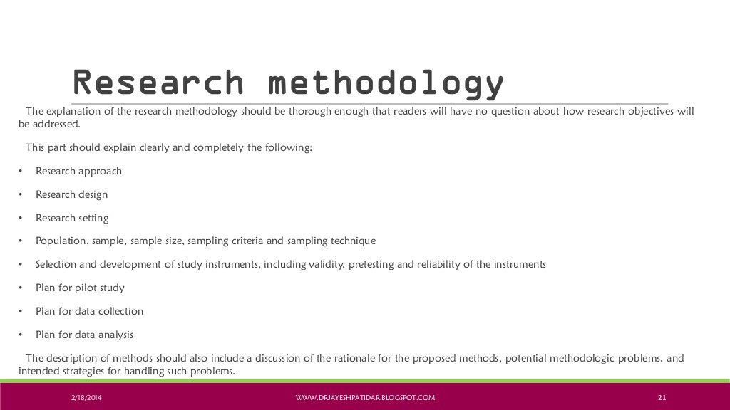 Developing the research proposal picture