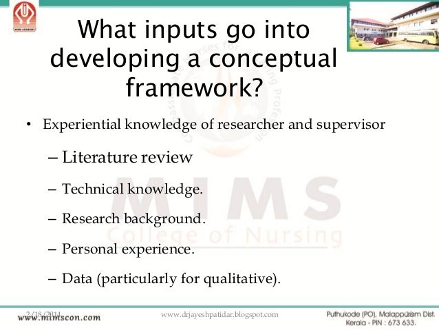 Developing conceptual framework dissertation