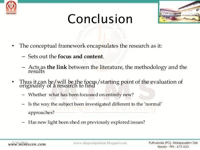 Developing conceptual framework dissertation