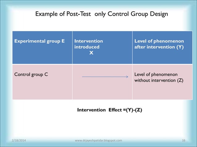 Ppt Types Of Quantitative Research
