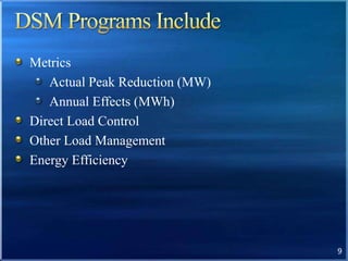 Load Side Management demand side management | PPTX