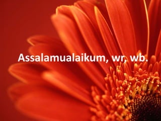 Assalamualaikum, wr, wb.
 