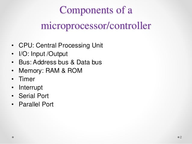 microcontroller vs microprocessor