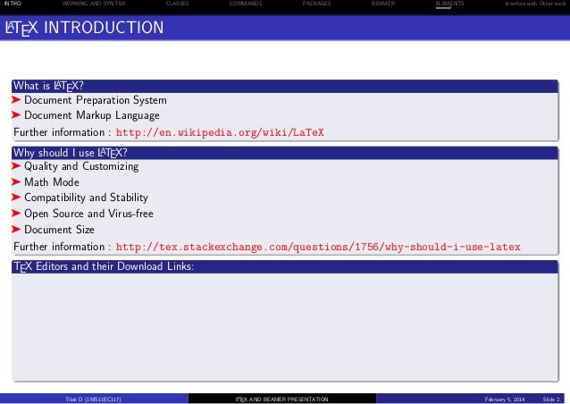 beamer latex gratuit